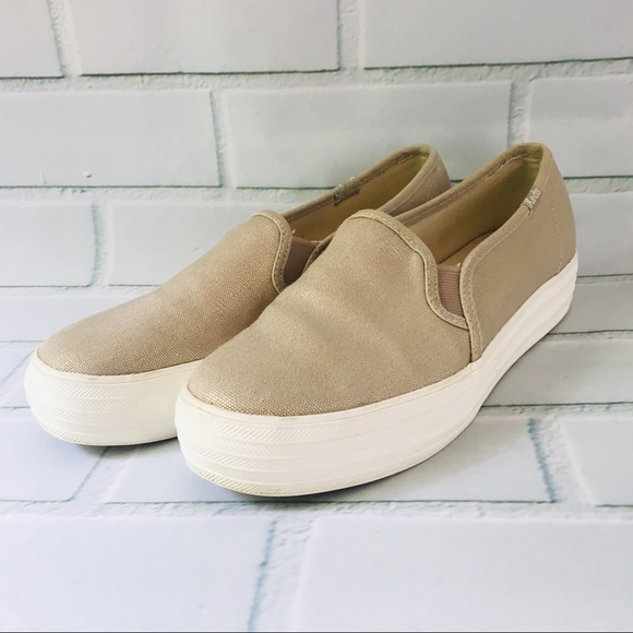 Keds Shoes - Keds slip on sneaker tan Sz 6